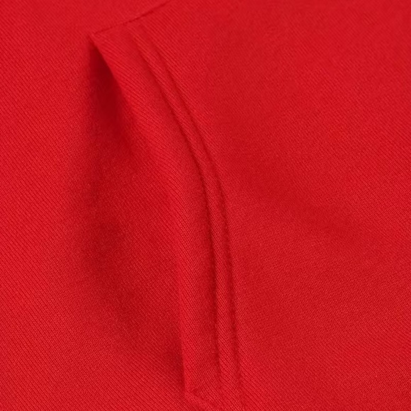 NWT 🌱 RED “A LITTLE HIGH MAINTENANCE” HOODED CANNABIS SWEATSHIRT Size Unisex M - Picture 5 of 8